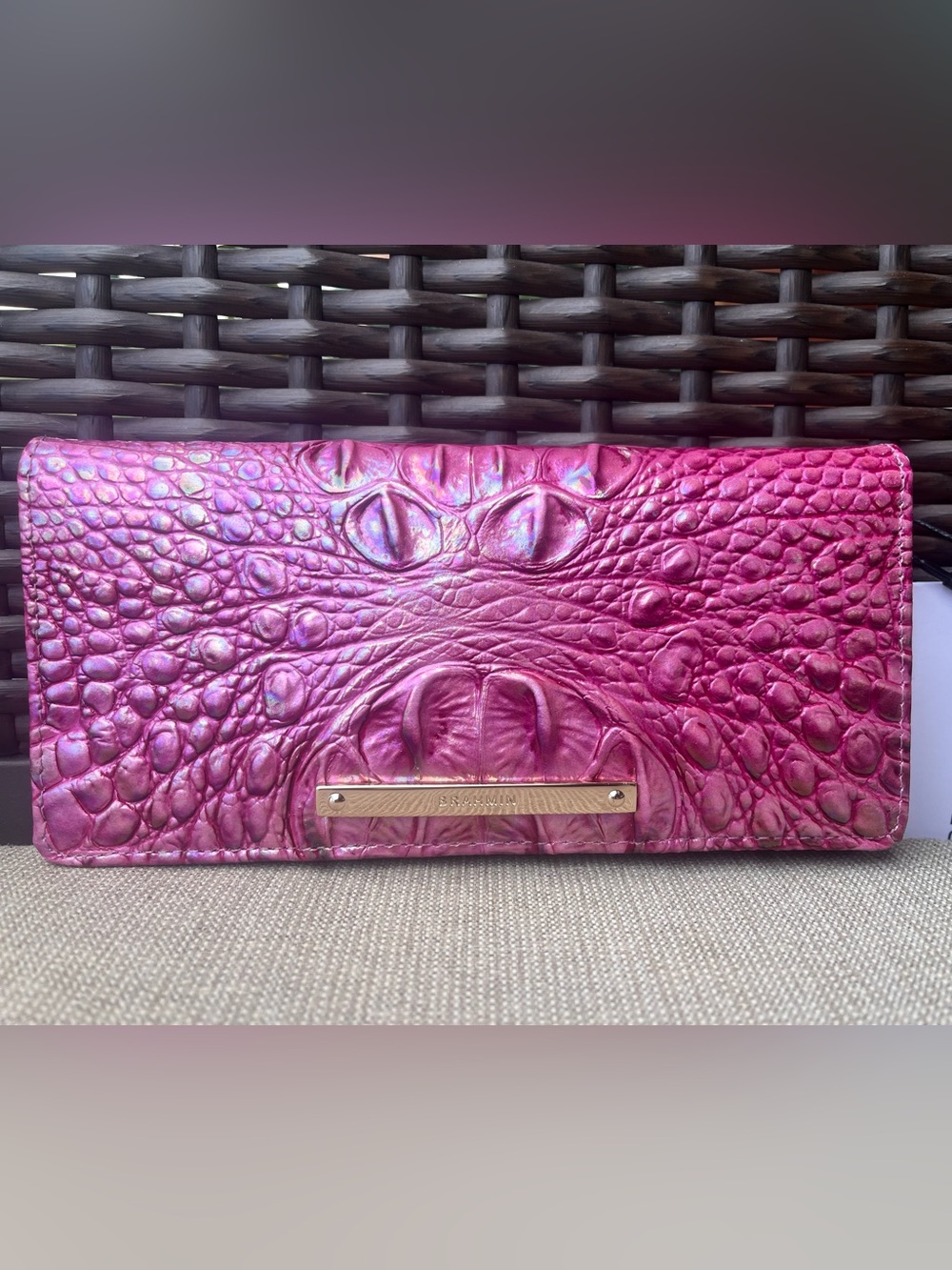 NWT Brahmin Ady in Grapefruit Melbourne Wallet